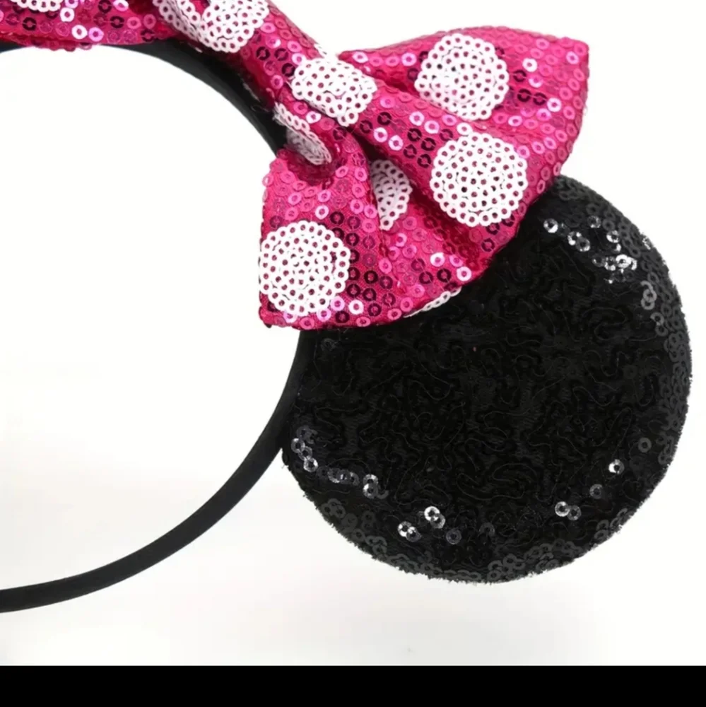 🐭🐭NEW🐭🐭ADORABLE!! MINNI MOUSE EARS Headband in PINK